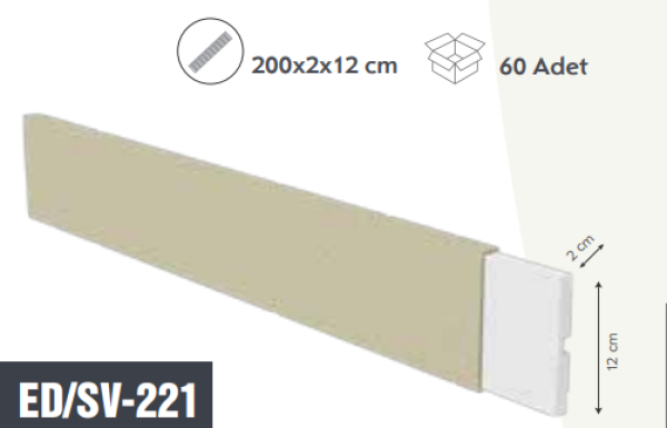 SÖVE DÜZ 200*15*3