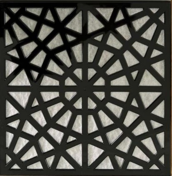 Dekoratif 30x30 Siyah Selçuklu